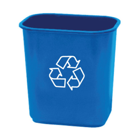 UNITED SOLUTIONS 13 Quart Recycling Office Wastebasket WB0070/12